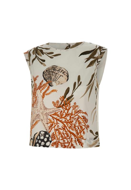 26SS 마렐라 민소매 티셔츠 2613161102200 001 MULTI COLOR