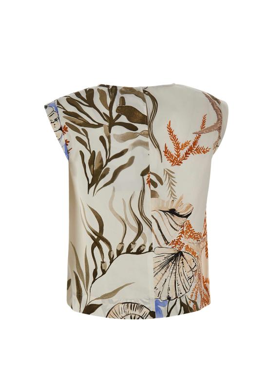 26SS 마렐라 민소매 티셔츠 2613161102200 001 MULTI COLOR - MARELLA