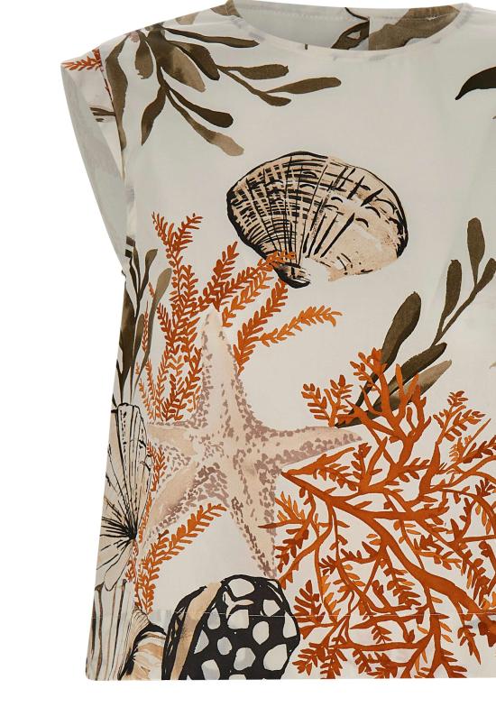 26SS 마렐라 민소매 티셔츠 2613161102200 001 MULTI COLOR - MARELLA