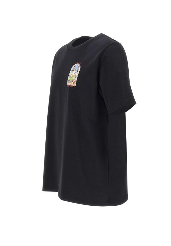 26SS 카사블랑카 반팔 티셔츠 MSS26JTS001 09 Black - CASABLANCA