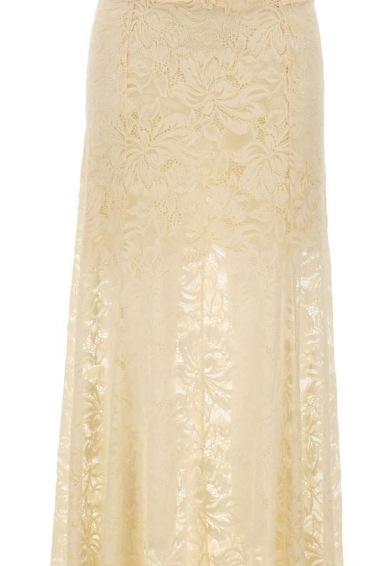 26SS 파코라반 미디 스커트 26PJJU131PA0170 P105 White - PACO RABANNE