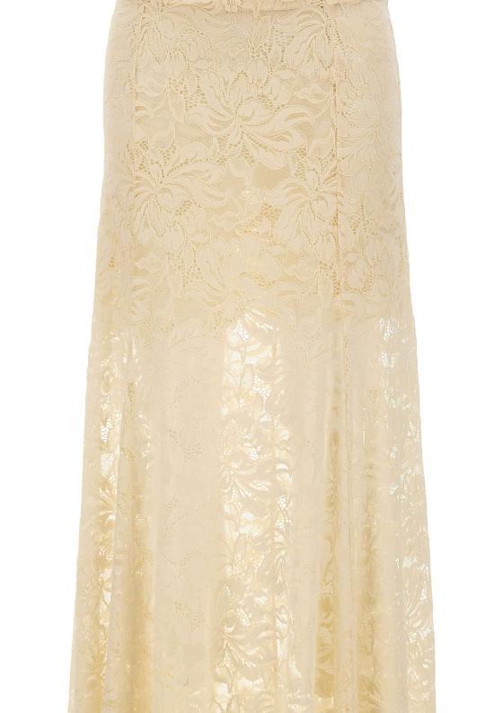 26SS 파코라반 미디 스커트 26PJJU131PA0170 P105 White - PACO RABANNE