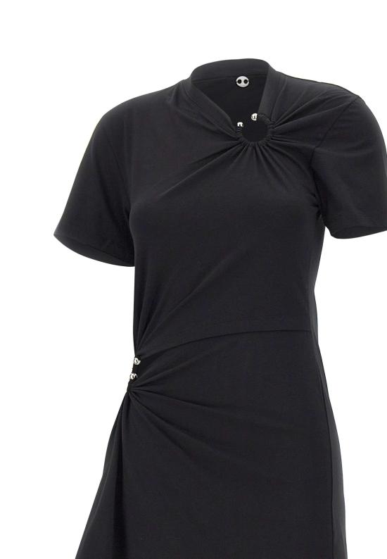 26SS 파코라반 미디 원피스 26PJR0243C00555 P001 Black - PACO RABANNE