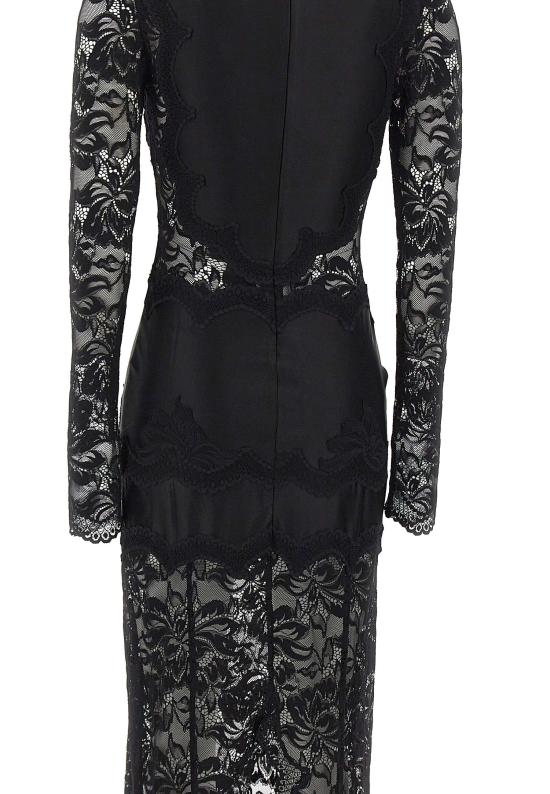 26SS 파코라반 미디 원피스 26PJR0231PA0170 P001 Black - PACO RABANNE