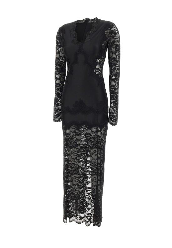 26SS 파코라반 미디 원피스 26PJR0231PA0170 P001 Black