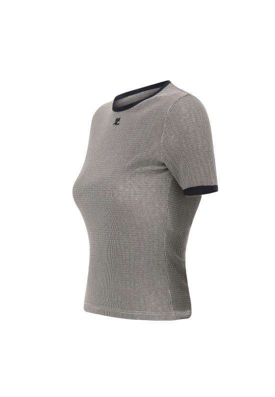 26SS 쿠레쥬 반팔 티셔츠 126JTS017JS0223 HOUND MultiColour - COURREGES