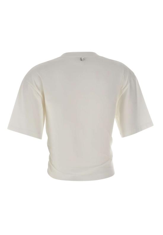 26SS 파코라반 반팔 티셔츠 26PJTE030C00555 P100 White - PACO RABANNE