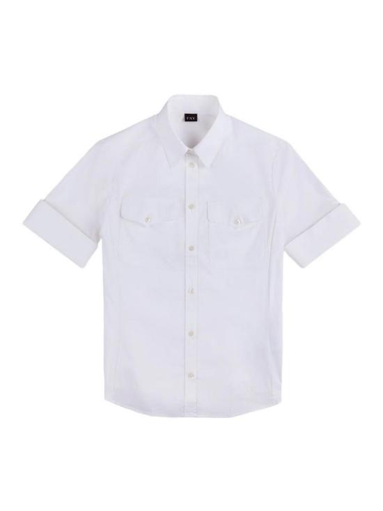 26SS 페이 셔츠 NCWA252600SZGRB001 White