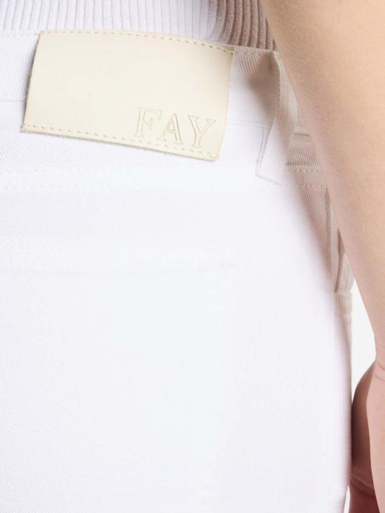 26SS 페이 스트레이트 팬츠 NTW8252505TQVRB001 White - FAY