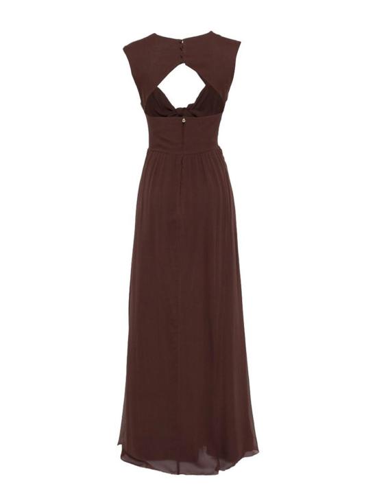 26SS 라쿠엘 디니즈 롱 원피스 5L03160NUS002100000870 Brown - RAQUEL DINIZ