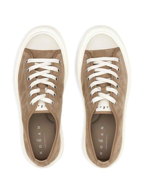 26SS 호간 스니커즈 HXM6910FZ60UYD0ZCP Brown - HOGAN