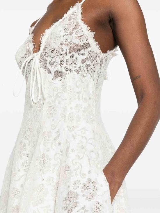 26SS 에르마노 설비노 미디 스커트 D482Q342GQJB4810 White - ERMANNO SCERVINO