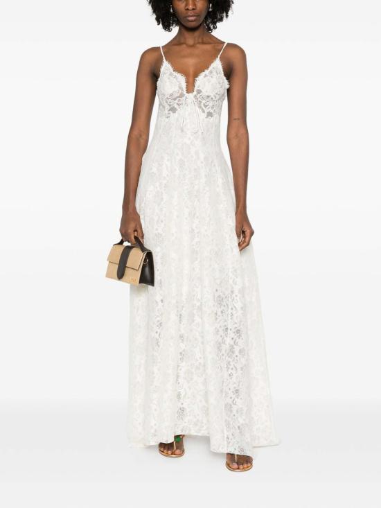 26SS 에르마노 설비노 미디 스커트 D482Q342GQJB4810 White - ERMANNO SCERVINO