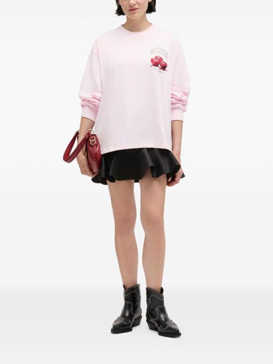 26SS 가니 롱슬리브 프루트 티셔츠 A1050059868 Nude Neutrals - GANNI