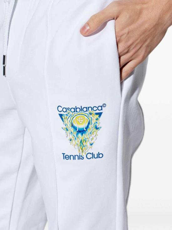 26SS 카사블랑카 트레이닝/조거 팬츠 MSP26JTR05102 White - CASABLANCA