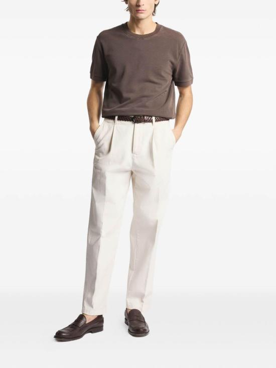 26SS 페이 반팔 티셔츠 NPMB352136TZEFS602 Brown - FAY