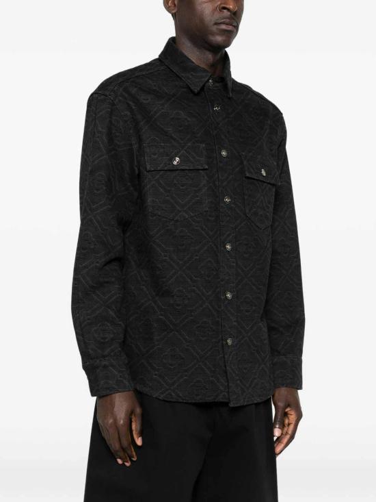 26SS 카사블랑카 긴팔 셔츠 MSP26SH24001 Black - CASABLANCA