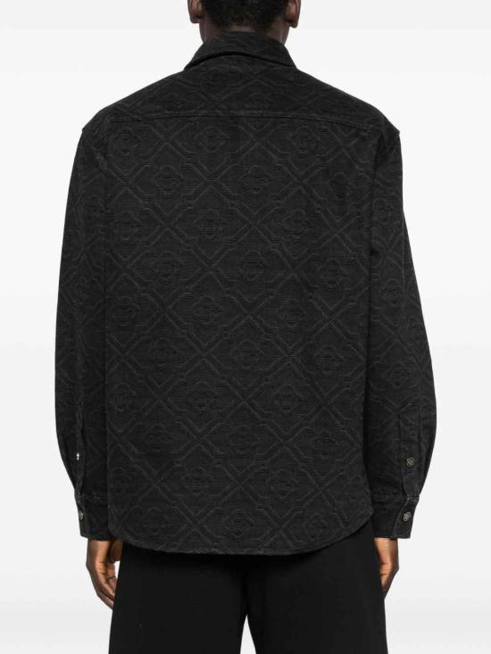 26SS 카사블랑카 긴팔 셔츠 MSP26SH24001 Black - CASABLANCA