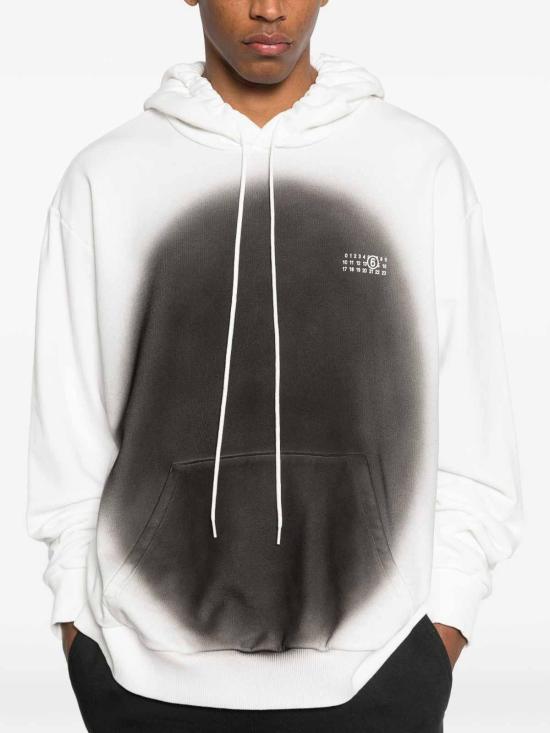 26SS MM6 메종마르지엘라 후드 티셔츠 SH0GU0039M25013101 White - MM6 MAISON MARGIELA