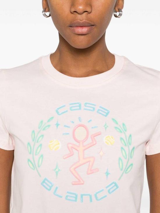 26SS 카사블랑카 반팔 티셔츠 WSP26JTS02002 Nude Neutrals - CASABLANCA