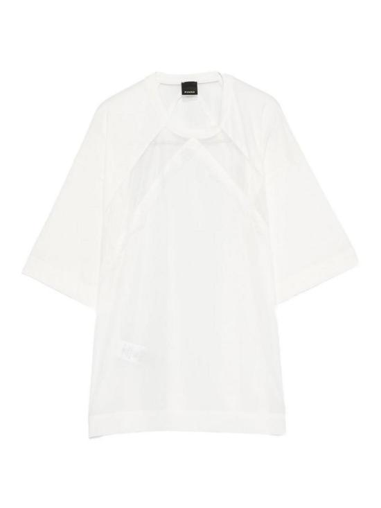 26SS 핑코 반팔 티셔츠 106292A335Z05 White