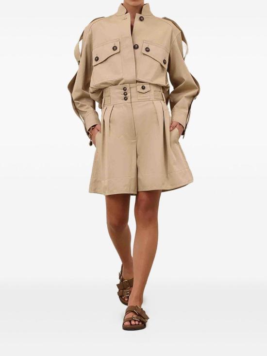 26SS 짐머만 숏팬츠 6921AC261BEG Beige - ZIMMERMANN