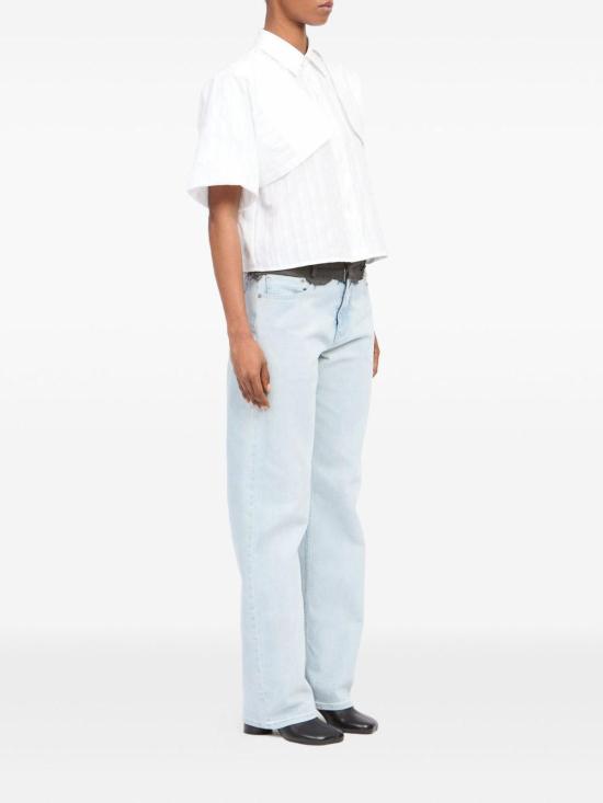 26SS MM6 메종마르지엘라 코튼 컨버터블 셔츠 S52DT0044M35742001F White - MM6 MAISON MARGIELA