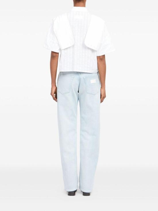 26SS MM6 메종마르지엘라 코튼 컨버터블 셔츠 S52DT0044M35742001F White - MM6 MAISON MARGIELA