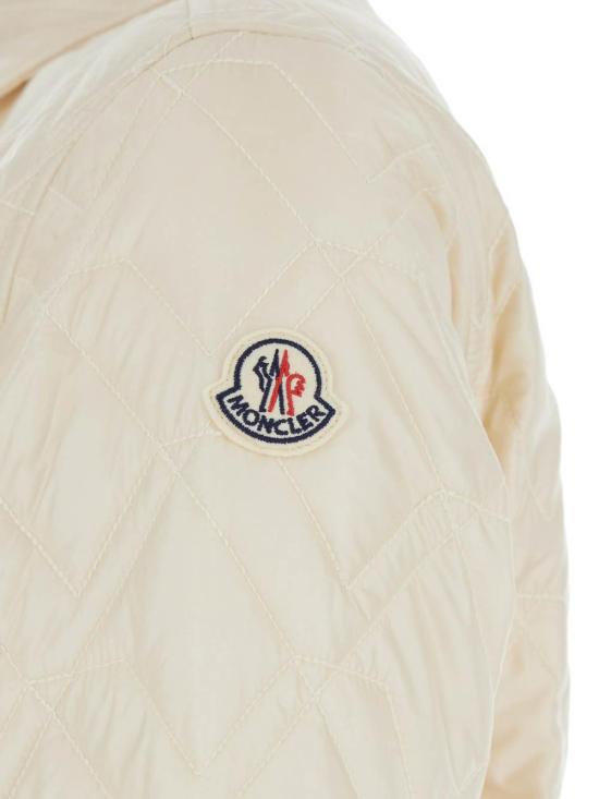 26SS 몽클레어 다이아몬드 퀼팅 패딩 셔츠 자켓 L10932F00001788UY052 White - MONCLER