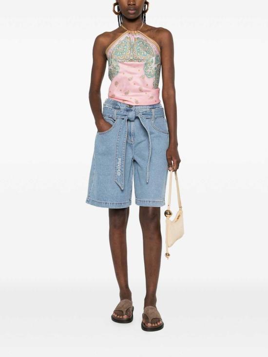 26SS 핑코 민소매 티셔츠 106732A38GNL4 Brown - PINKO