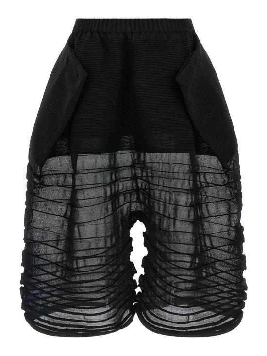 25FW 이세이 미야케 숏팬츠 IM58KF31215 Black - ISSEY MIYAKE