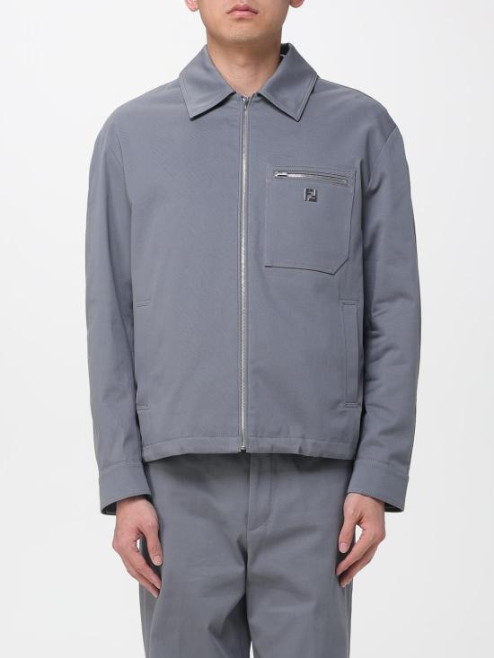 26SS 펜디 개버딘 블루종 FW1393AUVI F0DUC Dust