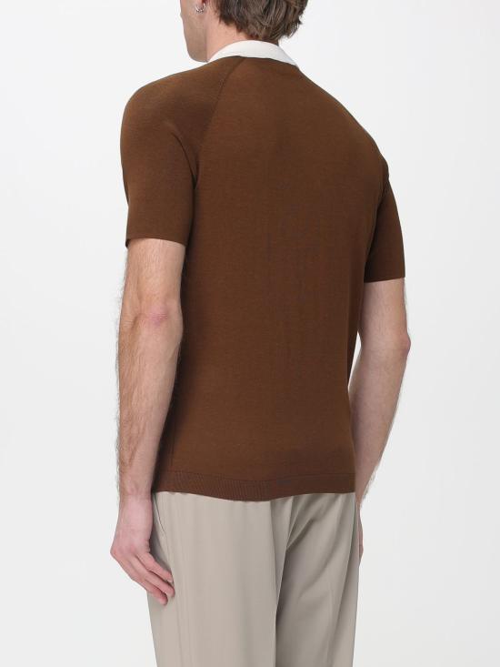 26SS 엠포리오 아르마니 폴로 티셔츠 EM004622AF25247 U6203 Brown - EMPORIO ARMANI