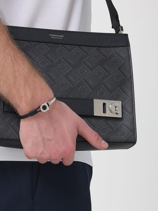 26SS 살바토레 페라가모 브레이슬릿 770401 791263 Black - SALVATORE FERRAGAMO