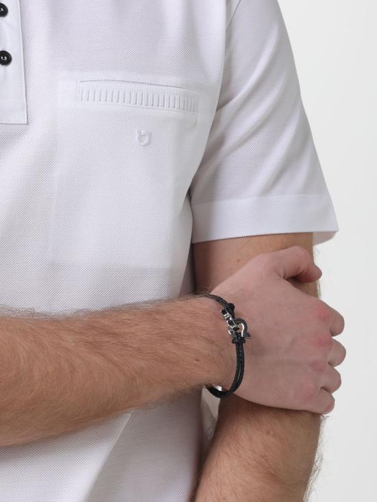 26SS 살바토레 페라가모 브레이슬릿 770360 776347 Black - SALVATORE FERRAGAMO