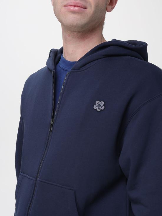 26SS 겐조 긴팔 티셔츠 FG55HO2034MJ 76 Navy - KENZO