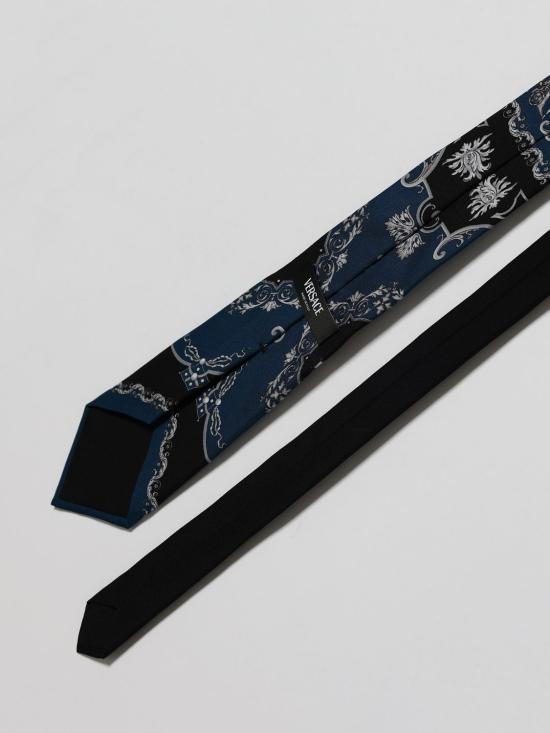 26SS 베르사체 넥타이 10079951A16811 5BE50 Black 1 - VERSACE
