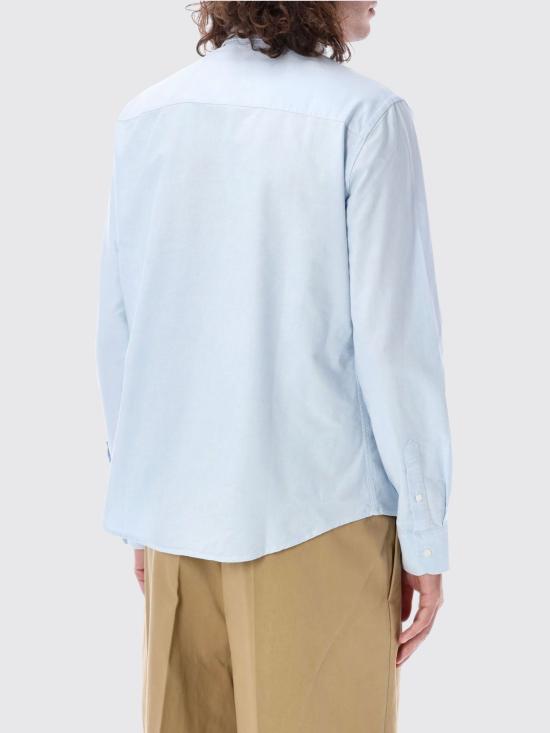 26SS 아미 ADC버튼 다운 긴팔 셔츠 BFUSH063CO0031 450 Blue - AMI