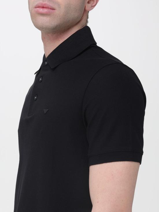 26SS 엠포리오 아르마니 폴로 티셔츠 EM005251AF10497 UC001 Black - EMPORIO ARMANI