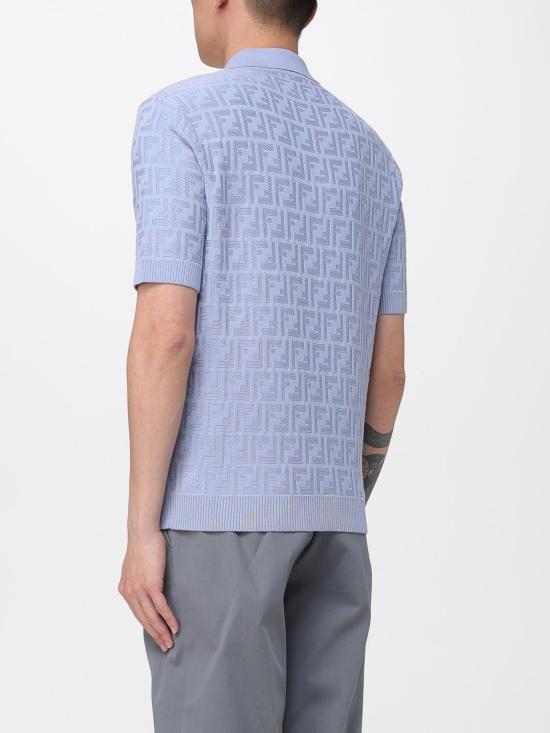 26SS 펜디 폴로 티셔츠 FZC162AUW0 F0U3X Blue - FENDI