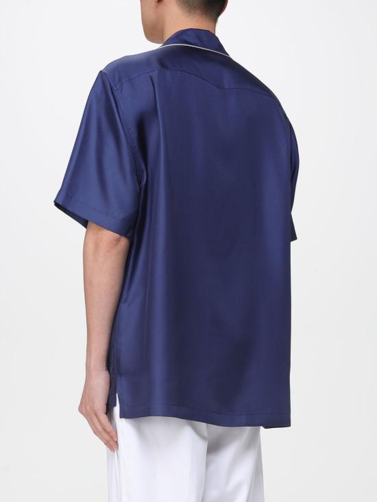 26SS 돌체앤가바나 반팔 셔츠 G5KS3ZGK254 B0065 Blue - DOLCE & GABBANA