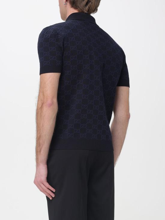 26SS 구찌 폴로 티셔츠 855058XKFEN 4588 Blue - GUCCI