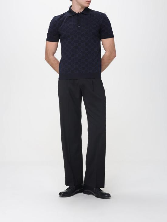 26SS 구찌 폴로 티셔츠 855058XKFEN 4588 Blue - GUCCI