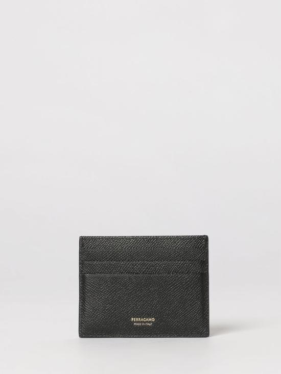 26SS 살바토레 페라가모 간치니 카드지갑 661478 776843 001 Black - SALVATORE FERRAGAMO