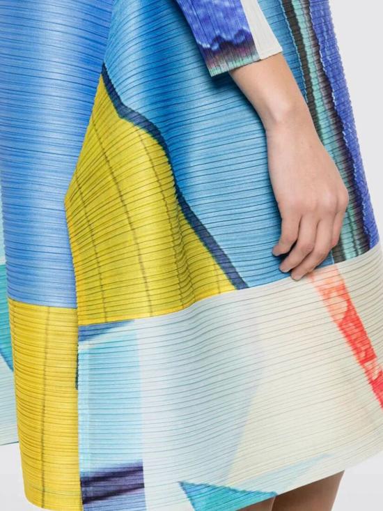 26SS 플리츠플리즈 롱 원피스 PP66JT672 07 Blue - PLEATS PLEASE