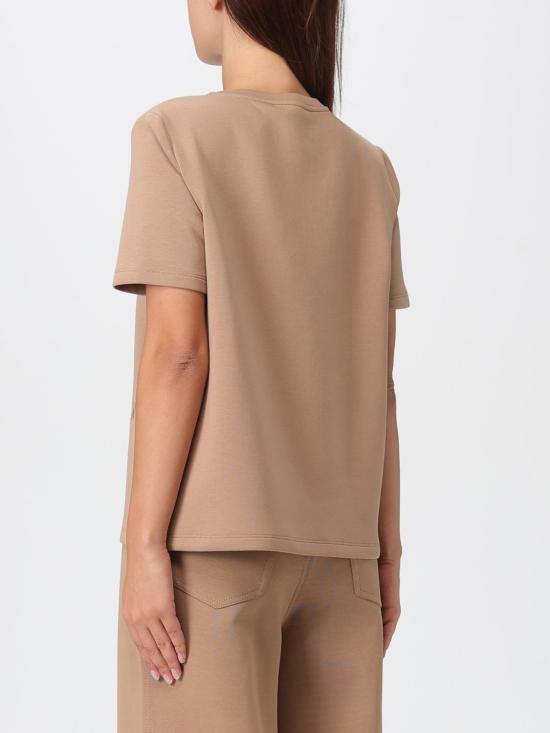 25FW 에스막스마라 반팔 티셔츠 2529976021600 002 Brown - 'S MAX MARA