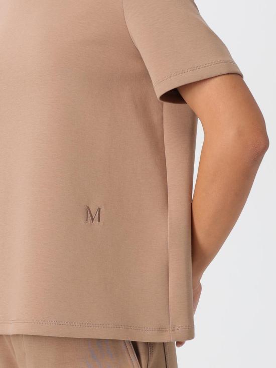 25FW 에스막스마라 반팔 티셔츠 2529976021600 002 Brown - 'S MAX MARA