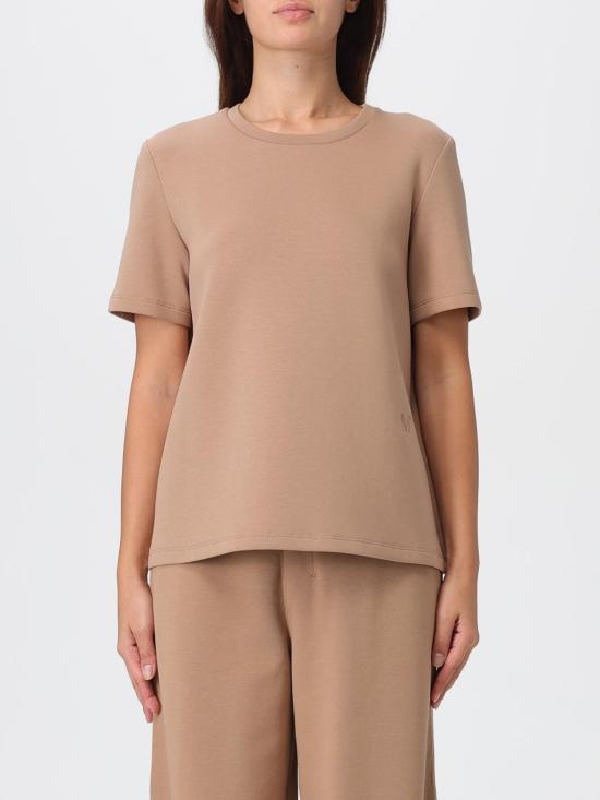 25FW 에스막스마라 반팔 티셔츠 2529976021600 002 Brown