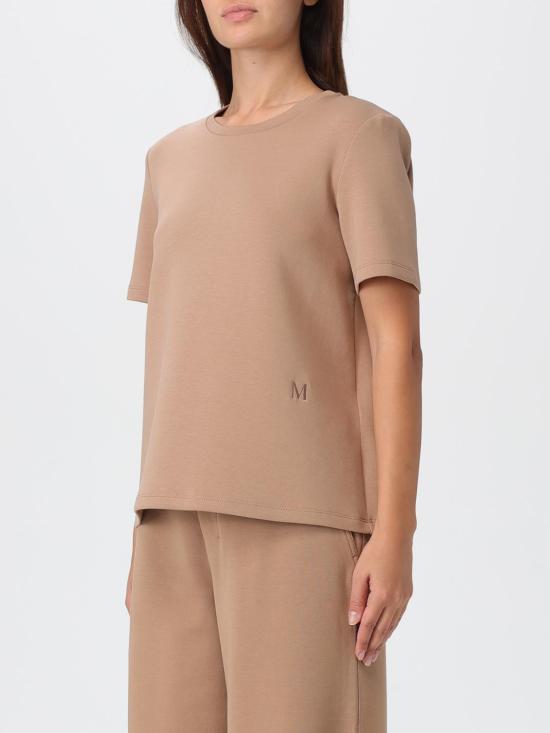 25FW 에스막스마라 반팔 티셔츠 2529976021600 002 Brown - 'S MAX MARA