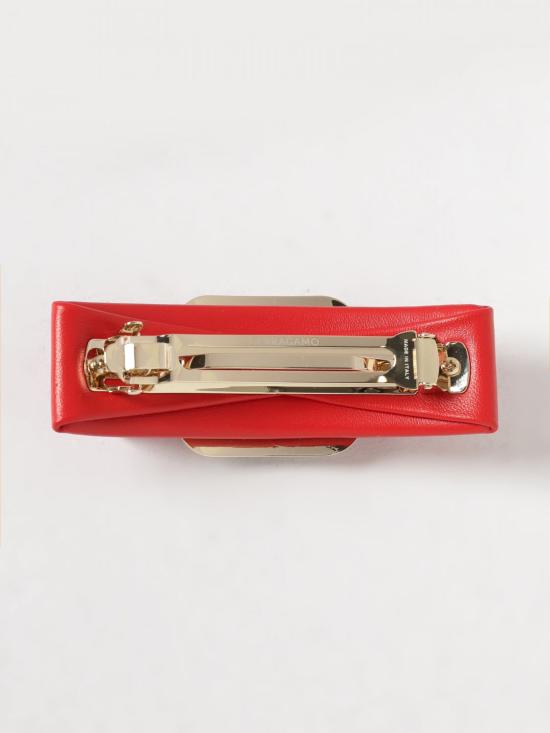 26SS 살바토레 페라가모 헤어 액세서리 340467 791473 FLAME Red - SALVATORE FERRAGAMO